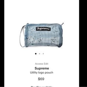 Supreme utility logo pouch